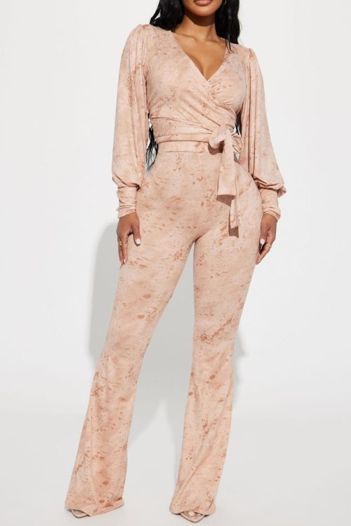 Turn Up Nude Pant Set